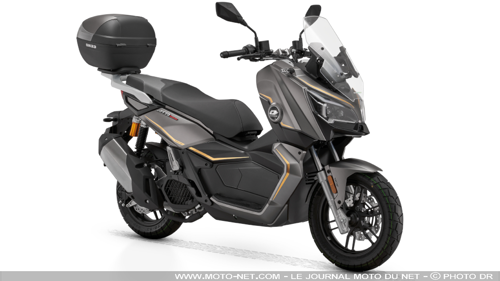 QJMotor part à l'aventure urbaine avec son scooter ATR 125