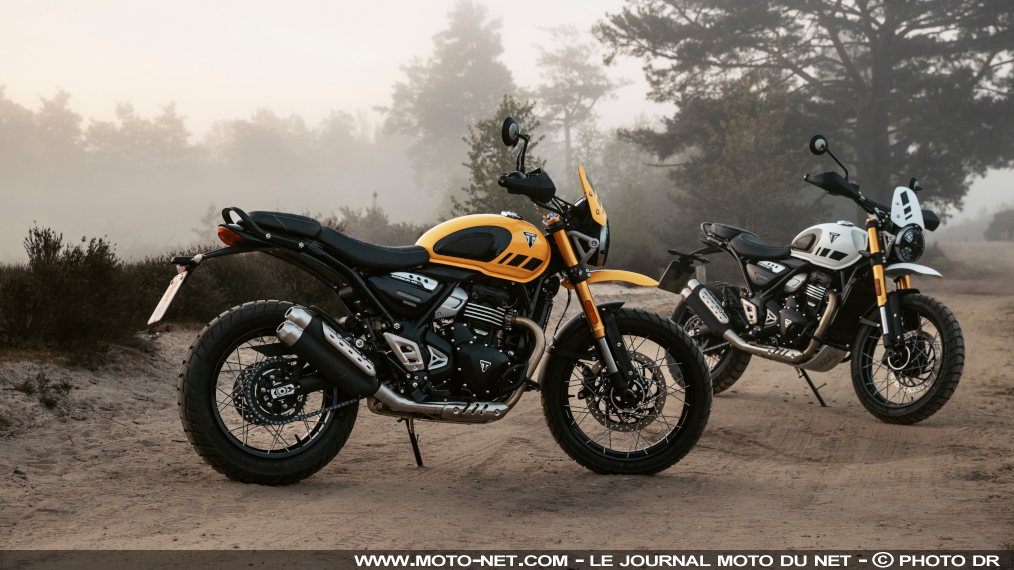 La nouvelle Triumph Scrambler 400 XC au prix de…