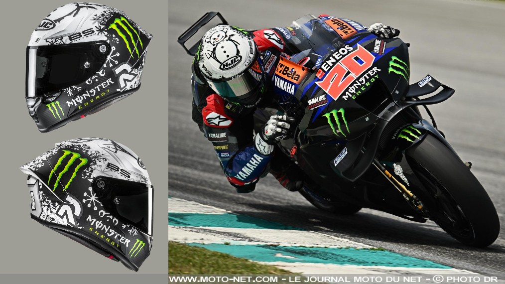 Le casque HJC RPHA-1 V2 Snow Diablo fait son bonhomme de piste 