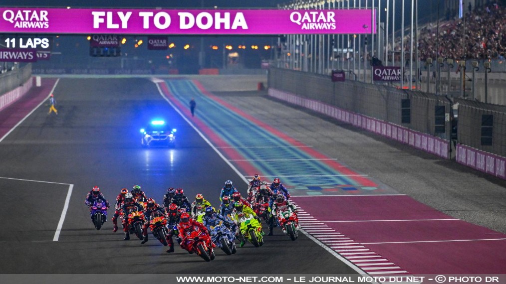 Le GP du Qatar MotoGP reporté avec la guerre en Iran

L'inquiétant conflit qui oppose Israël et les États-Unis à l'Iran transforme le Moyen-Orient en véritable poudrière depuis six jours. La tenue du Grand Prix MotoGP du Qatar, prévu à Losail mi-avril, est compromise alors que les USA intensifient leurs bombardements.

