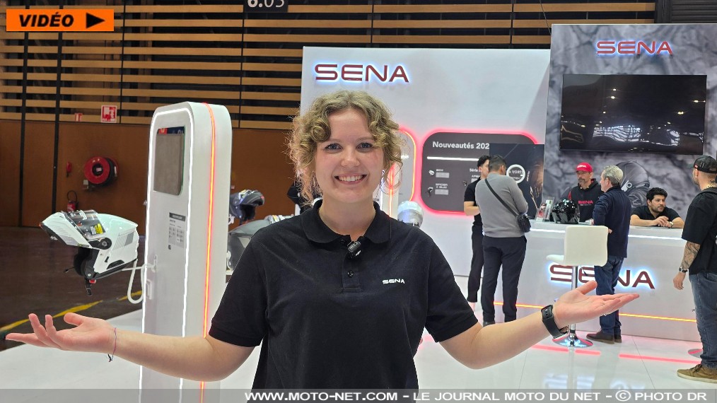 Sena fait du bruit avec son casque ANC au salon moto de Lyon 2026