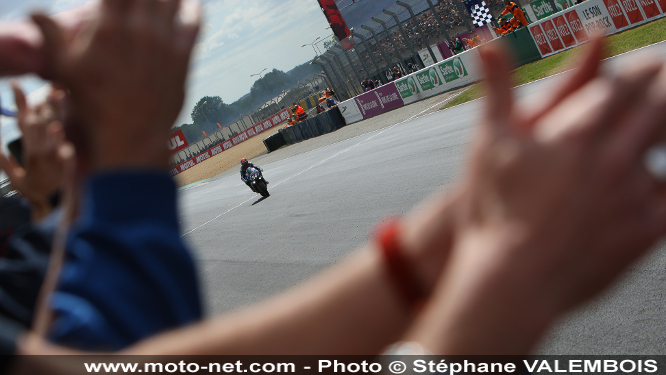 Galerie photo des 24H Motos : arrivée