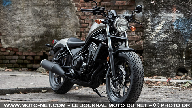 Honda crée la surprise avec un nouveau custom CMX 500 Rebel accessible aux permis A2