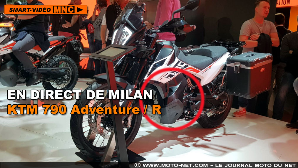 KTM 790 Adventure et 790 Adventure R 2019 : avec réservoirs déportés !