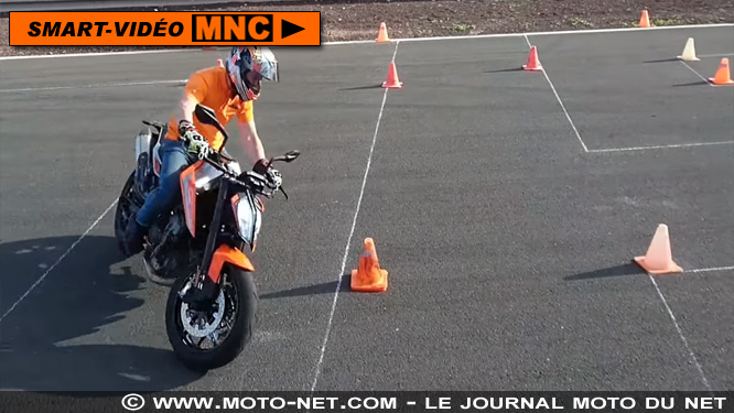 Smart-vidéo KTM 790 Duke : gymkhana avec Jeremy McWilliams