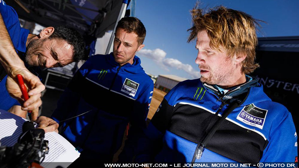 Adrien Van Beveren chute et abandonne le Dakar moto 2020