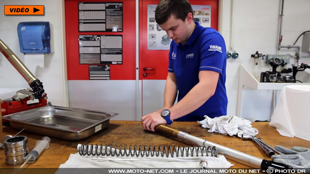 Adrien Cousin (Gazon Moto), meilleur technicien Yamaha de France 2018