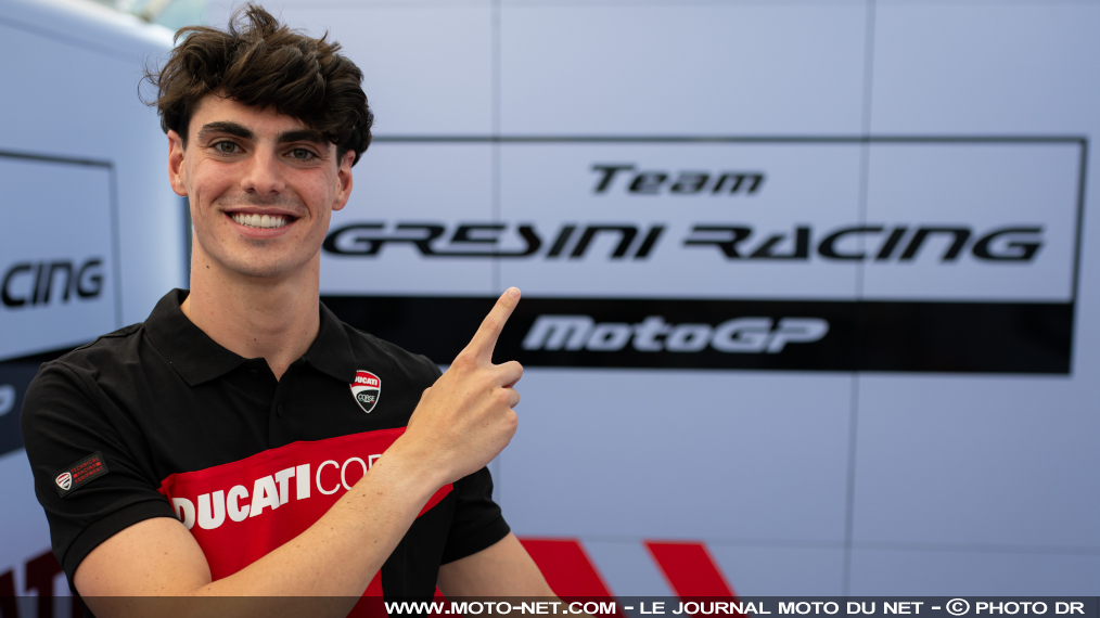 Fermin Aldeguer sur la Ducati-Gresini de Marc Marquez en 2025