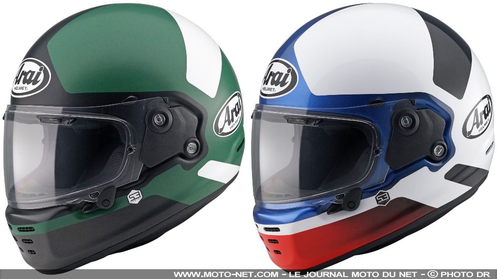 Nouveaux coloris pour le casque Arai Concept-X 