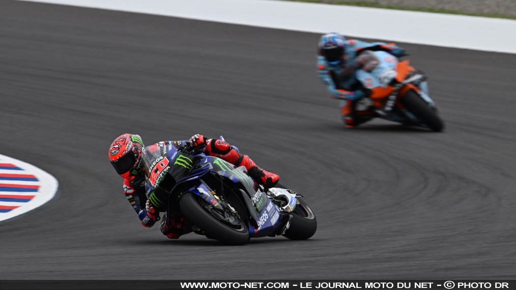 Quartararo sur un mauvais rythme en Argentine