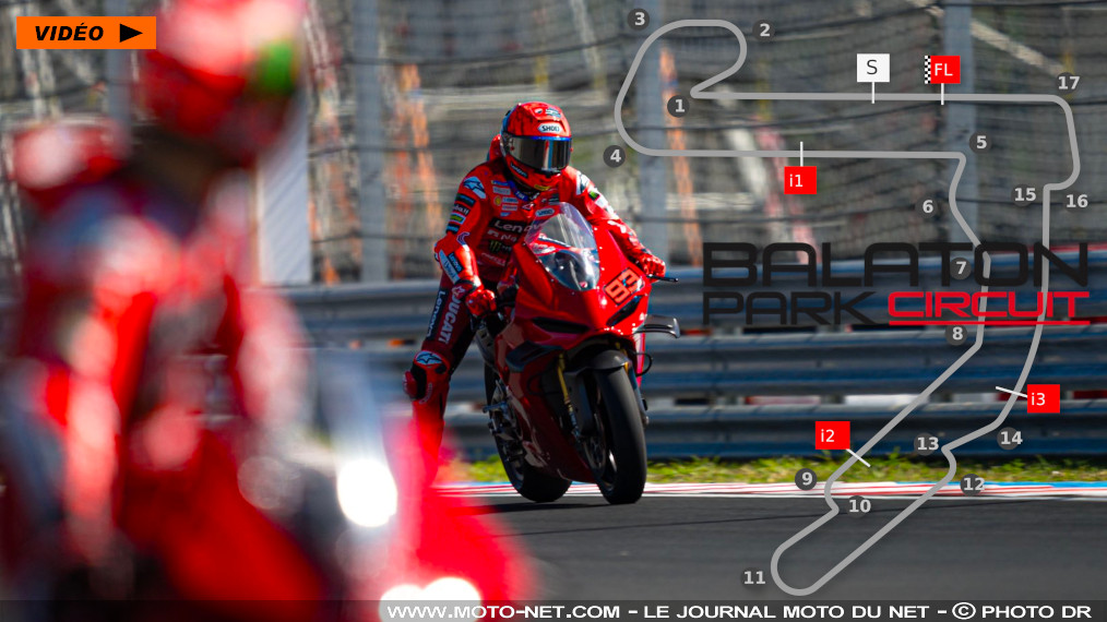Les pilotes Ducati se rodent au Balaton Park pour le GP de Hongrie 