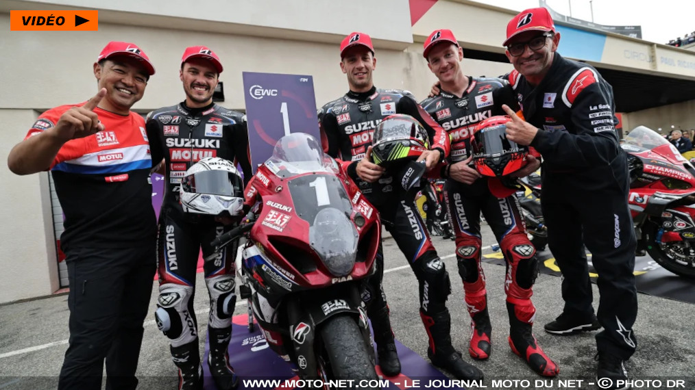 Vidéo et déclarations du Suzuki SERT, vainqueur du Bol d'Or 2025 