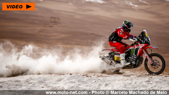 Dakar moto étape 4 : Ricky Brabec (Honda) prend les commandes du rallye !