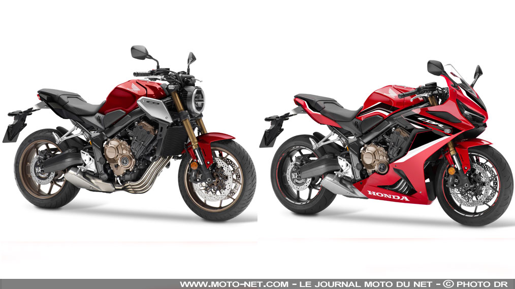 Les Honda CB650R et CBR650R s'améliorent avec Euro5