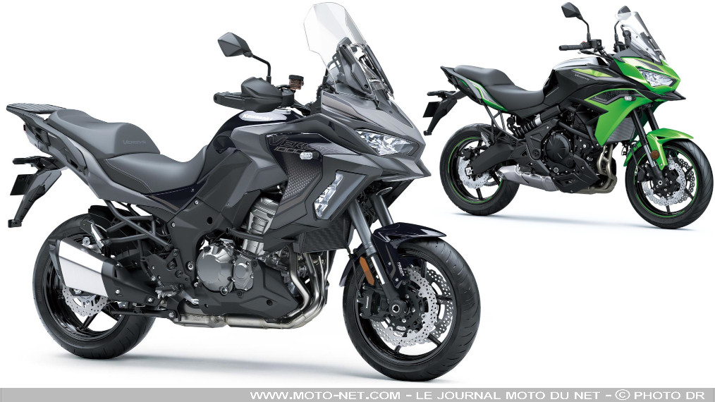 Les Versys 1000 S et SE repeintes pour 2024, la Versys 650 en attente