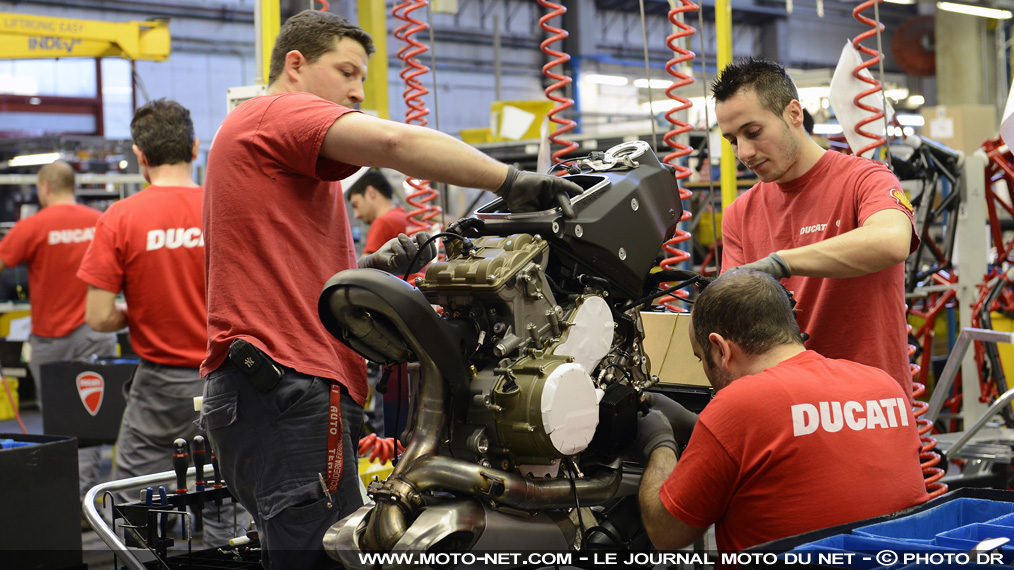 Usines moto en Europe : Yamaha, KTM et Ducati en pause, MV Agusta résiste
