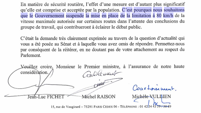 80 km/h : Edouard Philippe toujours sous la pression des sénateurs