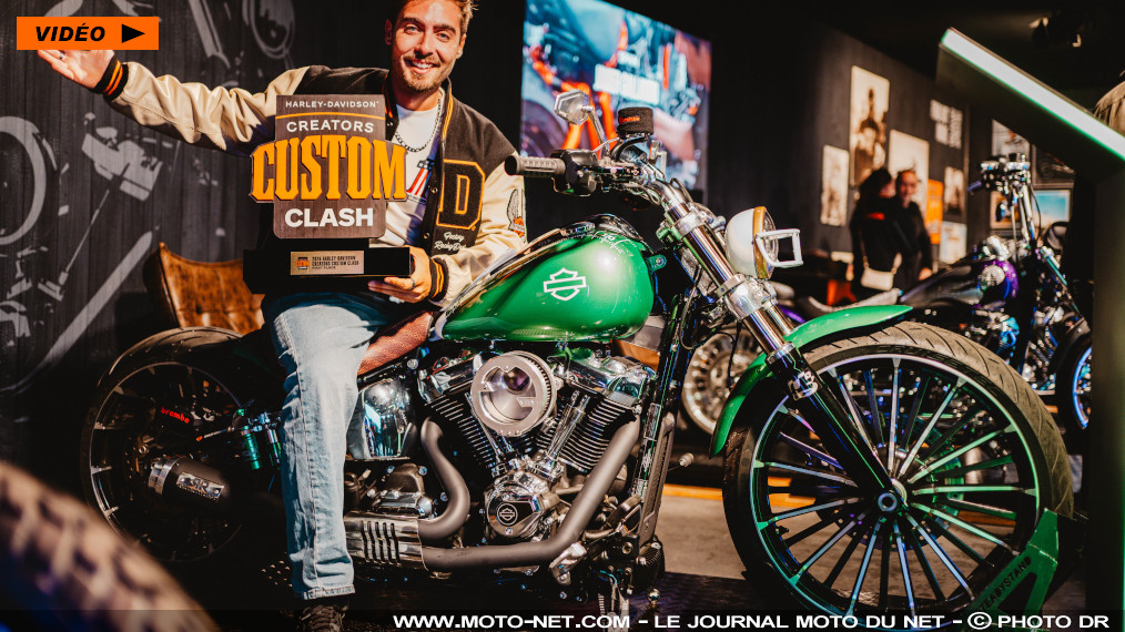 Jack NBC et sa Breakout remportent le Creators Custom Clash 2026

Harley-Davidson a dévoilé le vainqueur du Creators Custom Clash 2026 : l'Italien Jack NBC, dont la Breakout modifiée sur le thème du Football Américain a conquis jury et public lors de l’European Bike Week. Six créateurs de contenus européens associés à six concessions HD avaient carte blanche et 15 000 euros pour métamorphoser leurs cruisers.
