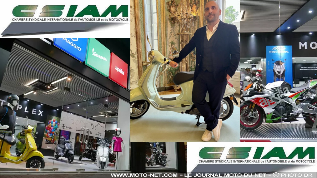 Jean‐Charles de Saint Pastou (Piaggio), président de la CSIAM Moto