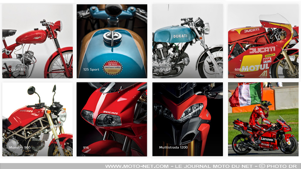 Ducati célèbre ses 97 ans avec 17 de ses "top" modèles