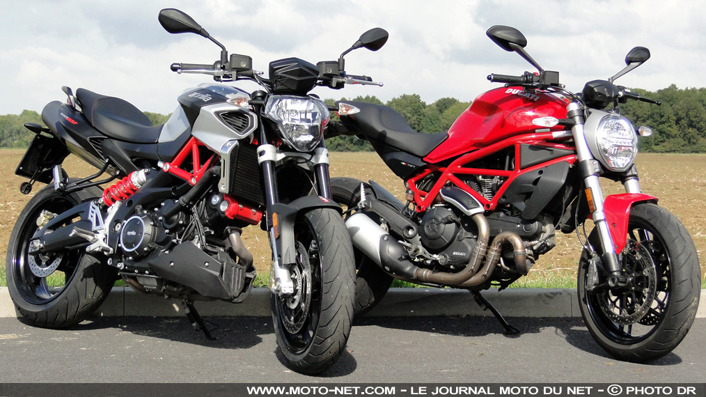 Duel Aprilia Shiver 900 Vs Ducati Monster 797 : roadster sauce vénitienne ou bolognaise ?