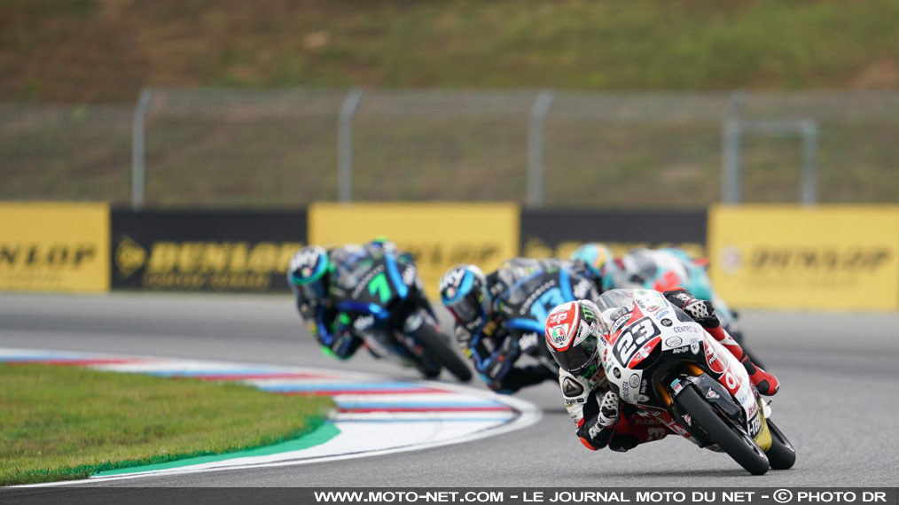 Des pneus Dunlop sur les Moto3 et Moto2 jusqu'en 2023