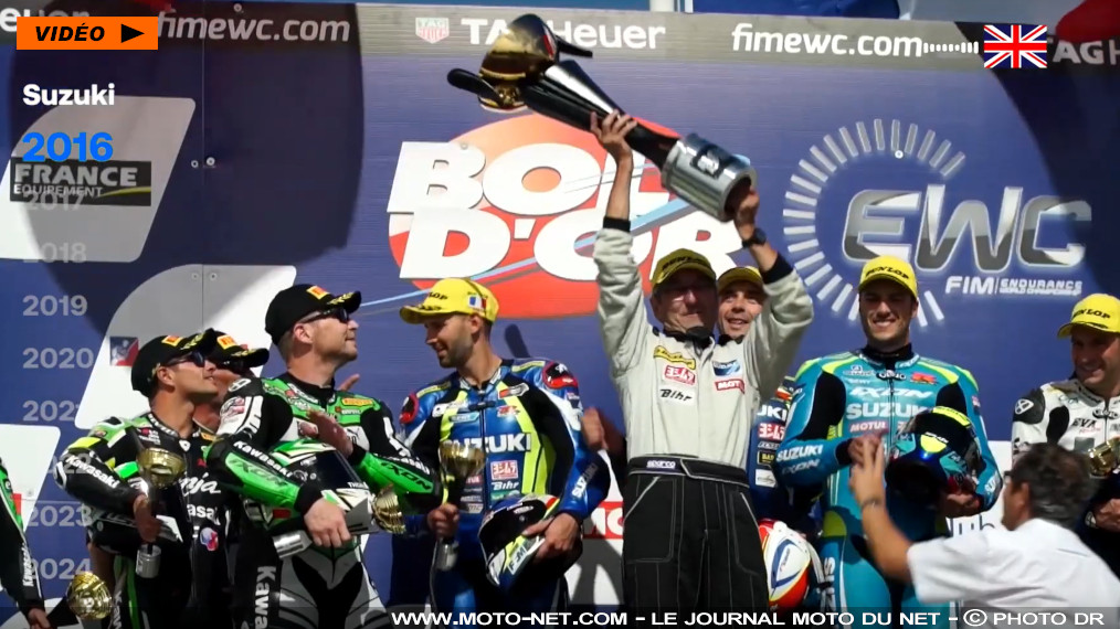 Le promoteur WBD et les 4 japonais au guidon de l'Endurance moto depuis 2015