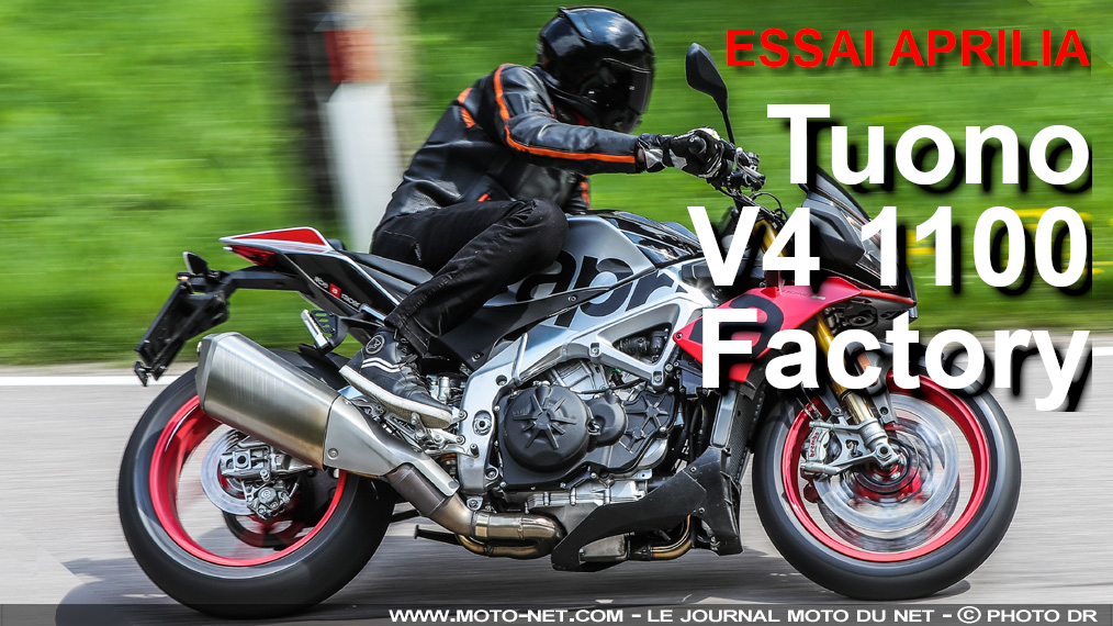 Essai Tuono V4 1100 Factory 2019 : électrostimulation pour le roadster Aprilia 