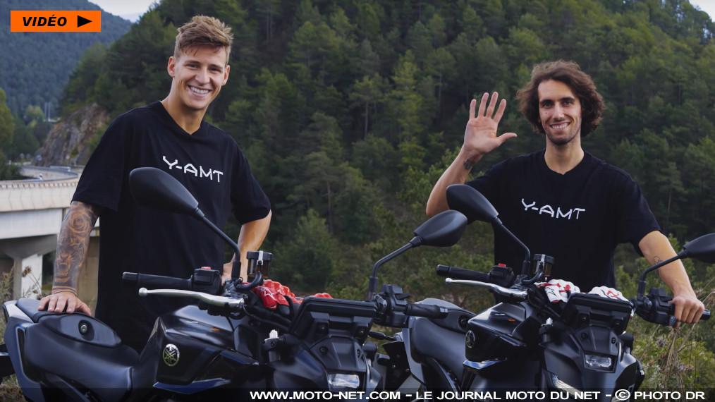 [Vidéo] Quartararo et Rins adorent la MT-09 à boite robotisée Y-AMT