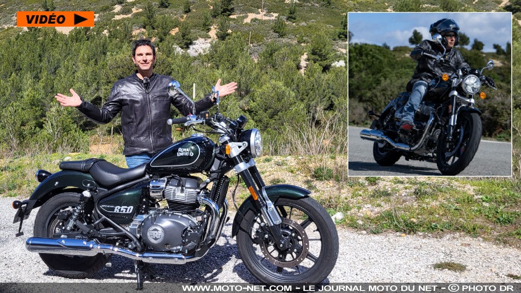 Essai vidéo Royal Enfield Super Meteor 650