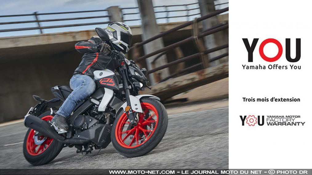Covid-19 : Yamaha prolonge la garantie de ses motos et offre un mois d'assurance
