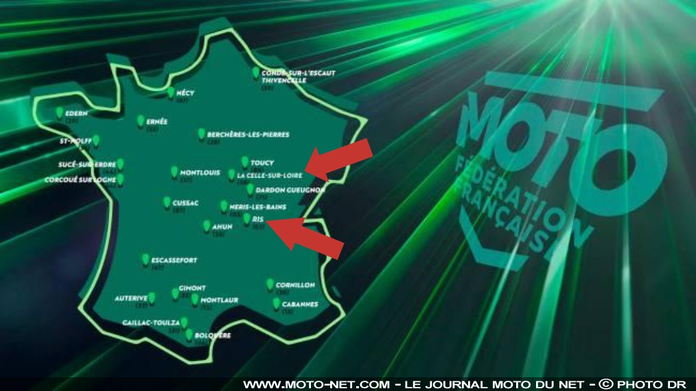 La FFMoto au guidon de deux nouveaux circuits de motocross