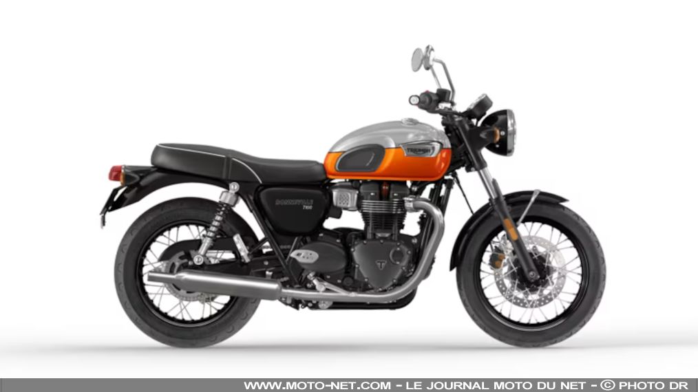 Fiche technique moto Triumph Bonneville T100 2024