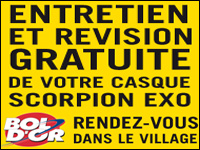 Révision gratuite de votre casque Scorpion Exo au Bol d'Or