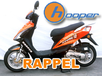 Rappel des scooters Moving 50 de marque Hooper