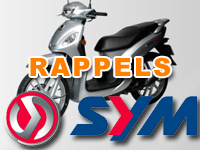 Sym rappelle ses Orbit, Symphony et Fiddle 125 à carbu