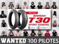 100 volontaires pour tester le Bridgestone Battlax T30
