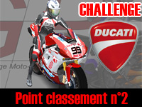 Jeu moto : rebondissements en tête du Challenge Ducati !