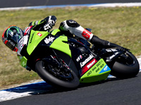 Sykes dans la roue de Checa à Phillip Island