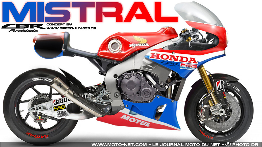 La nouvelle Superbike Honda CBR1000RR... des années 80 !