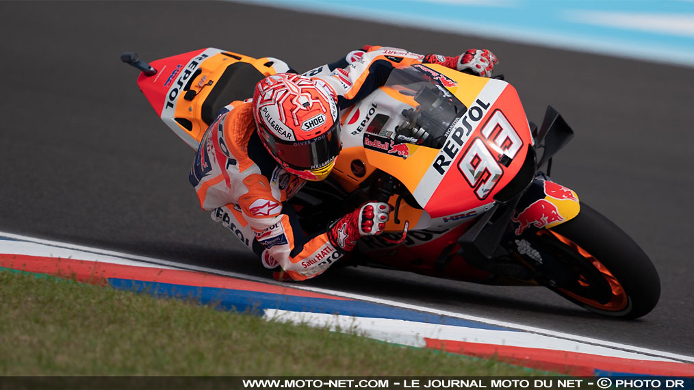 GP d'Argentine - Essais FP1 : Marquez pose de bonnes bases