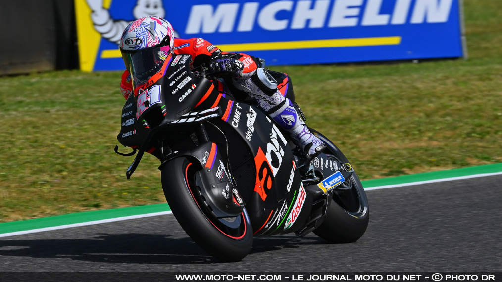 Aleix Espargaro domine la première journée du GP d'Italie