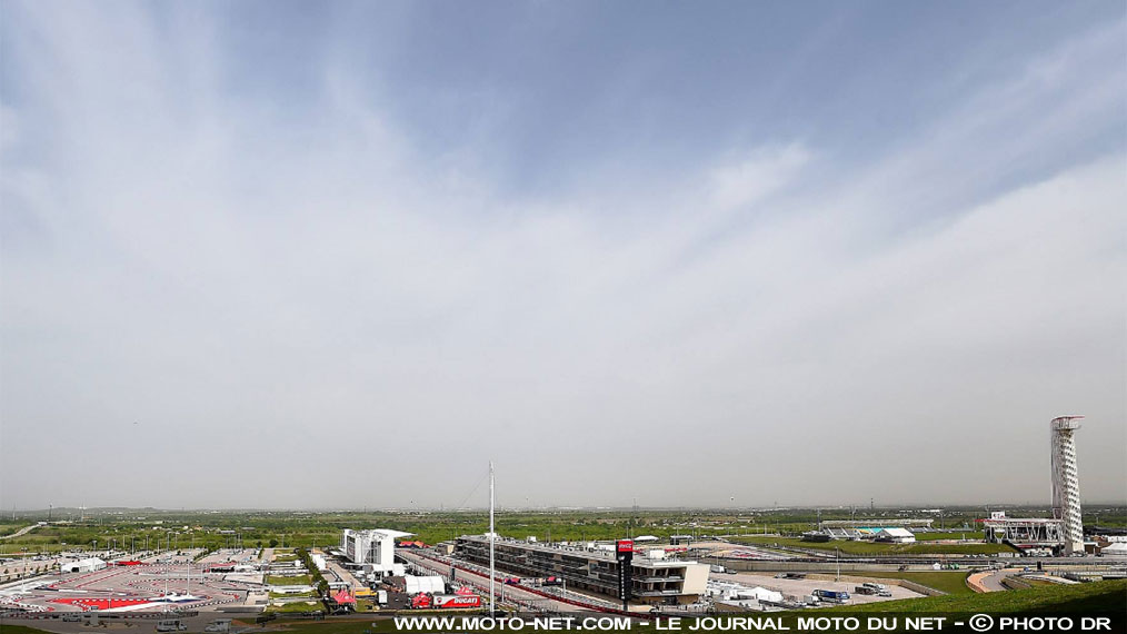 Les essais libres 3 du GP des Amériques annulés à cause de l'orage