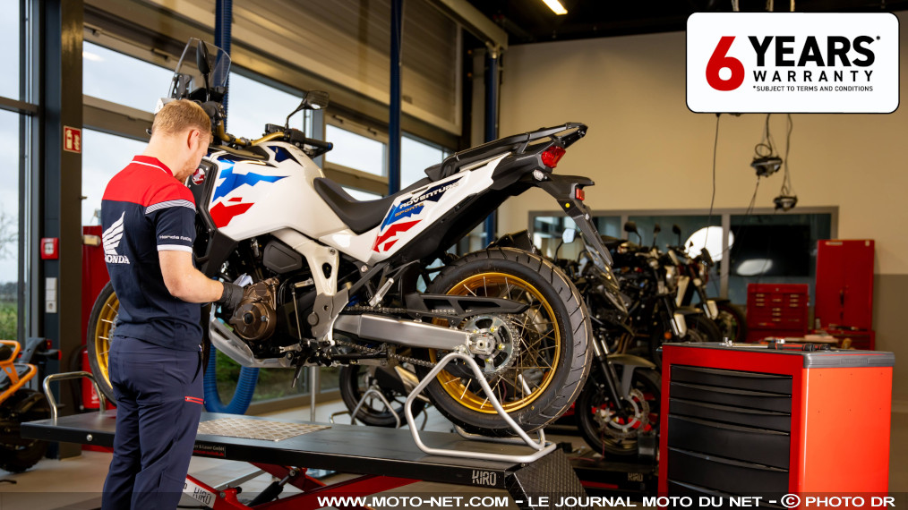 Honda étend sa garantie à 6 ans sur ses motos et scooters Honda étend sa garantie à 6 ans sur ses motos et scooters