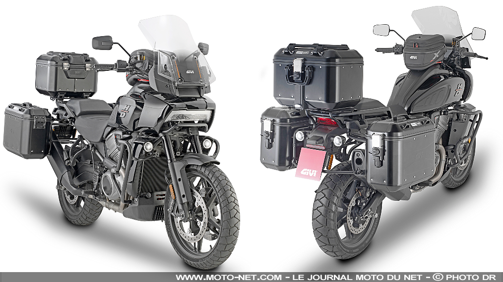 Givi accessoirise le maxi-trail Harley-Davidson Pan America 