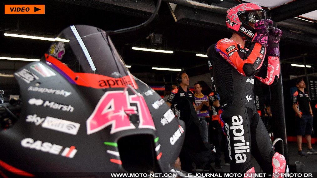 GP de Catalogne : la vie en rose pour Aprilia aux essais libres !