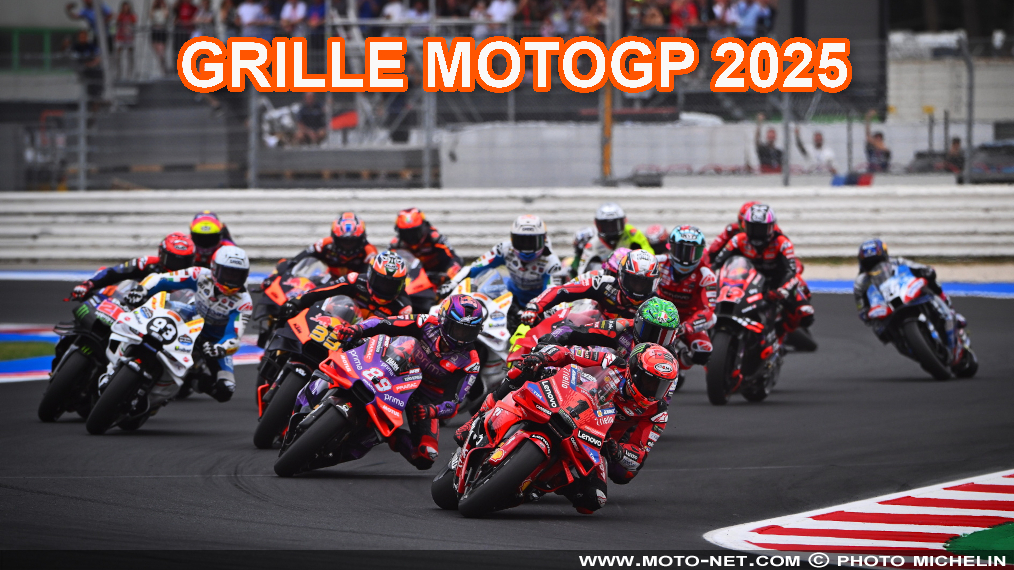 La grille MotoGP 2025 : quels pilotes sur quelles motos ?