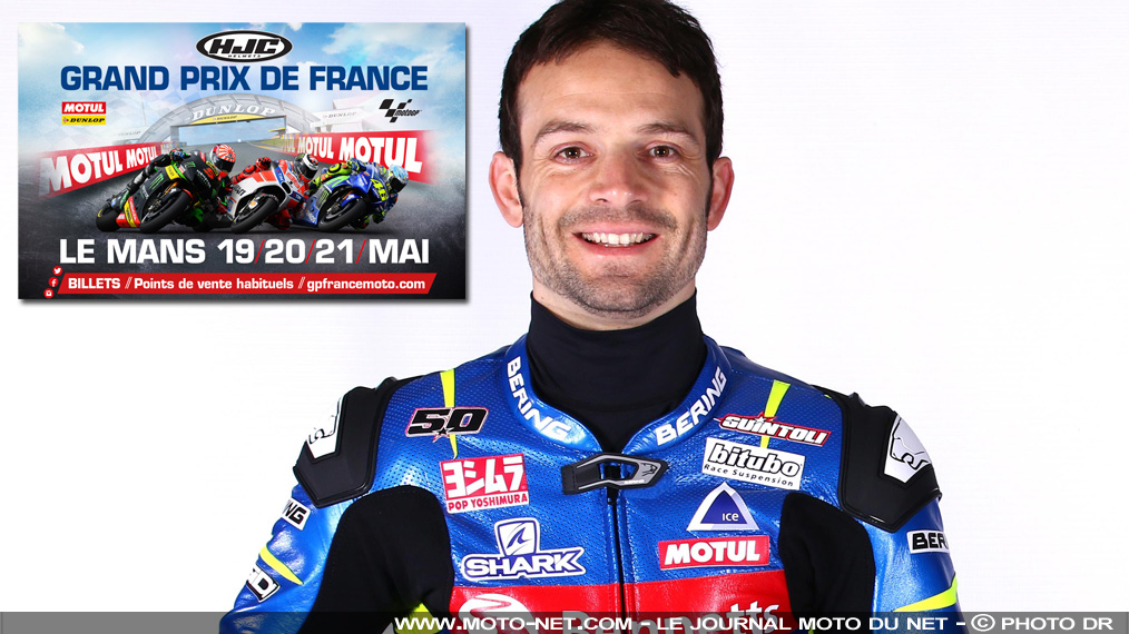 Guintoli sur la Suzuki de MotoGP pour le GP de France au Mans !