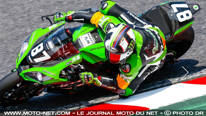 Leon Haslam aux 8H de Suzuka avec Kawasaki