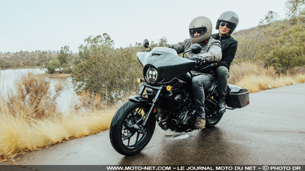Honda ajoute du Touring à son custom CMX1100 Rebel 2023
